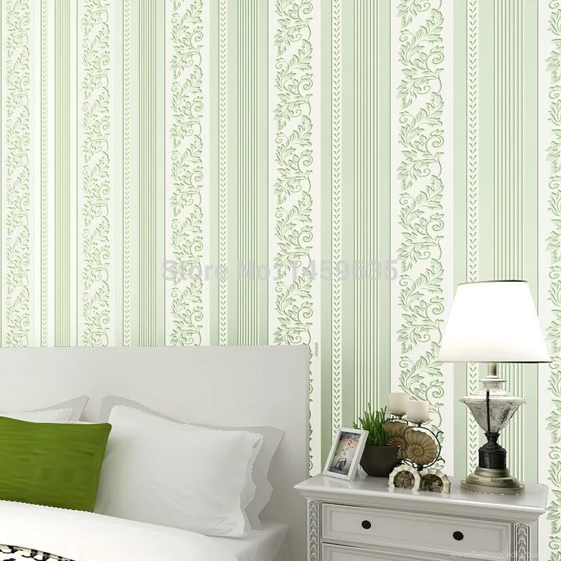 2015 New High Quality Modern White Hot Pink Striped Wallpapers 3d ...