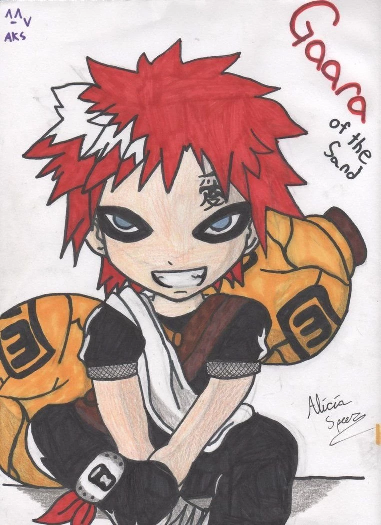 Gaara Of The Sand Chibi By EntityLvr On DeviantArt
