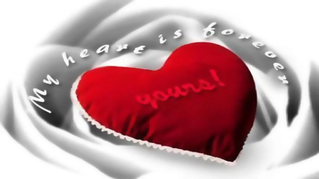 Amzaing love forever red heart wallpapers