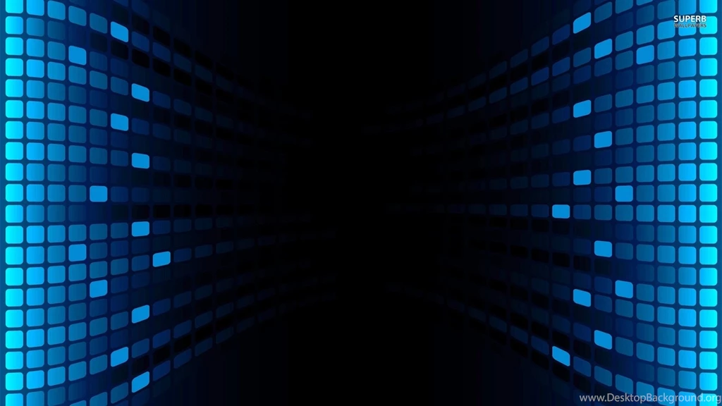Blue Square Walls Wallpapers Abstract Wallpapers