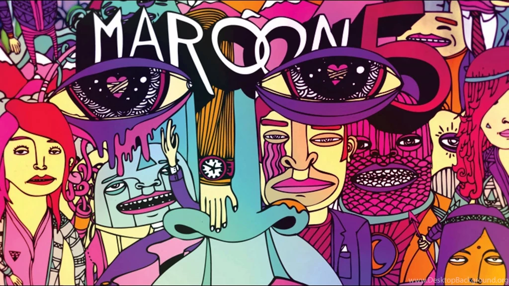 Maroon 5 Logo Overexposed Wallpaper.