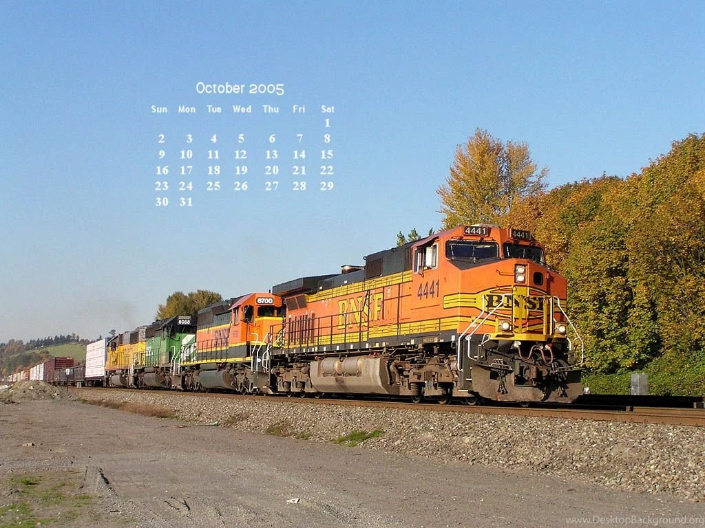 Desktop Calendars BNSF 2005 Archive