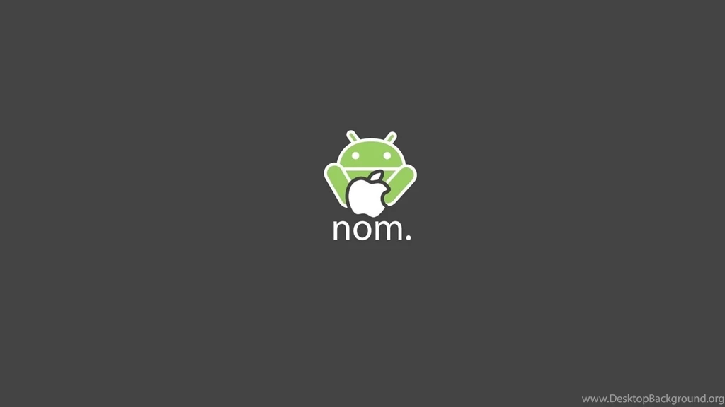 Download Android Eating Apple Nom Wallpaper 2992 0x0.jpg