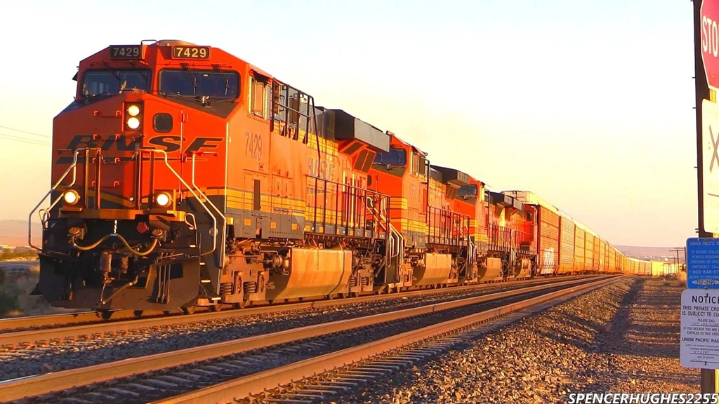 BNSF Trains In Mojave, CA (March 22nd, 2014) YouTube