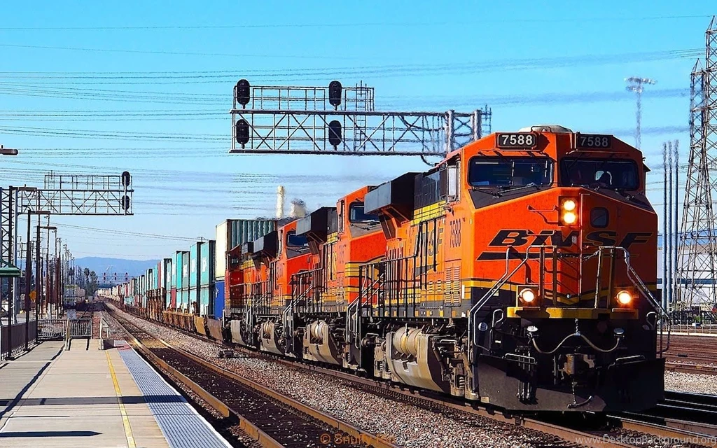 BNSF Intermodal In Commerce, California 1/15/13 YouTube