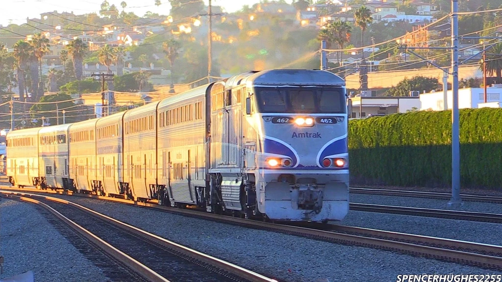 Amtrak Train Ride From San Juan Capistrano To San Diego + BNSF ...