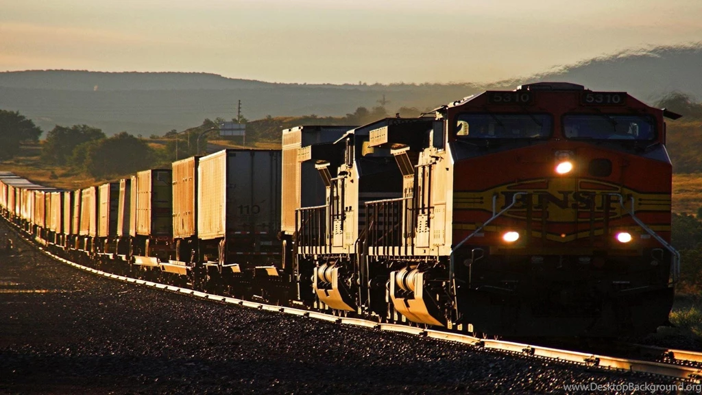 A Westbound Bnsf Train Ash Fork Arizona Free Desktop Backgrounds ...