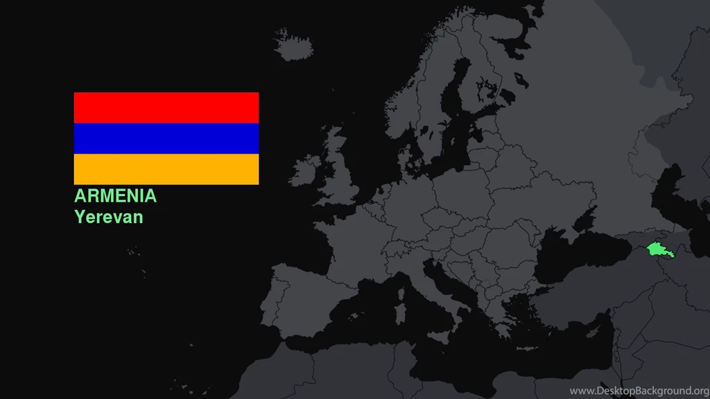 Flags, Europe, Maps, Armenia