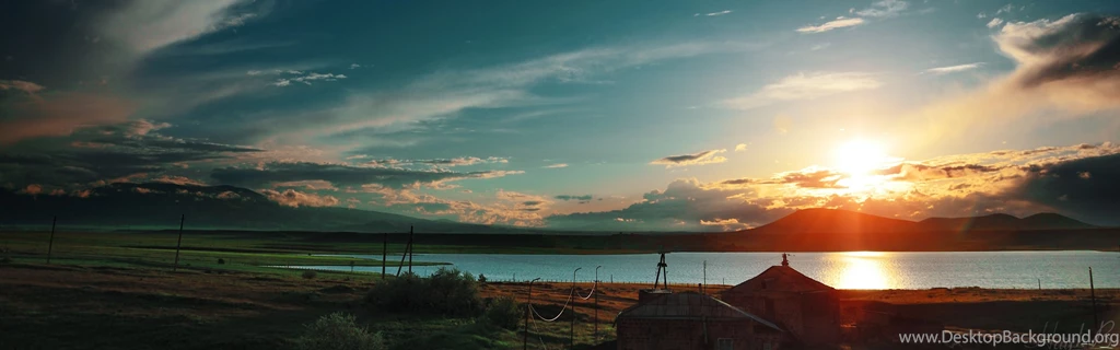 Armenia Sunset From Train iPhone Panoramic Wallpapers Download ...