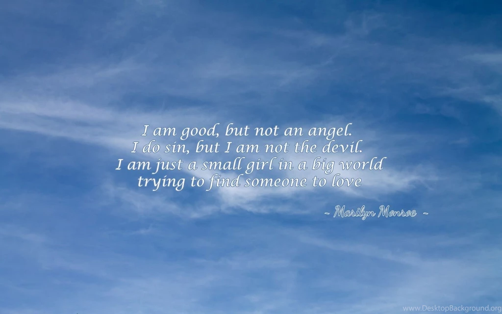 I Am Good But Not An Angel... Wallpapers