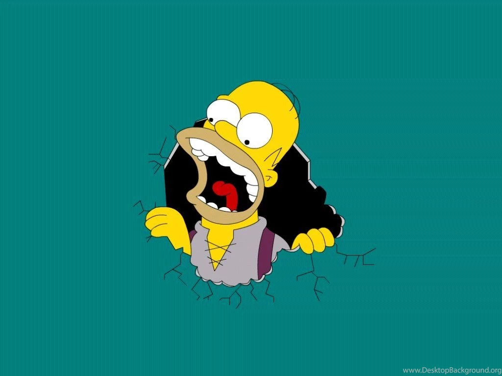 Free Homer Simpson Backgrounds For PowerPoint Cartoons PPT Templates