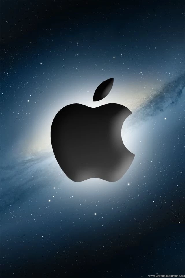 iPhone Wallpapers Apple On Brushed Metal By Mblode On DeviantArt