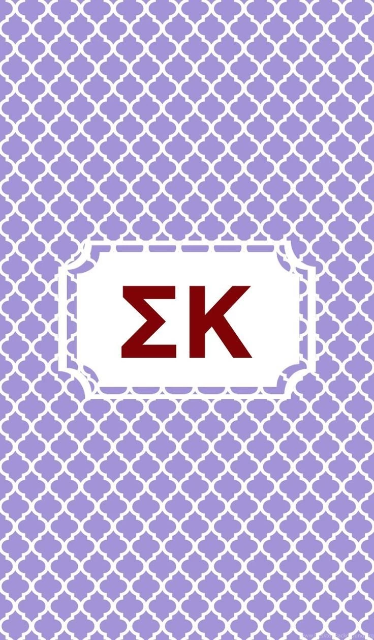 Sigma Kappa iPhone Monogram Backgrounds
