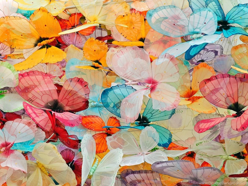 Desktop Wallpapers · Gallery · Windows 7 · Sateen Butterflies ...