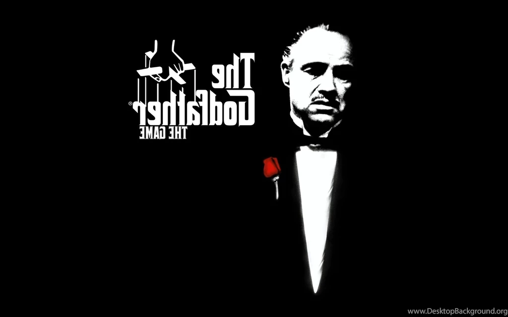 Godfather Marlon Brando Don Vito Corleone Black