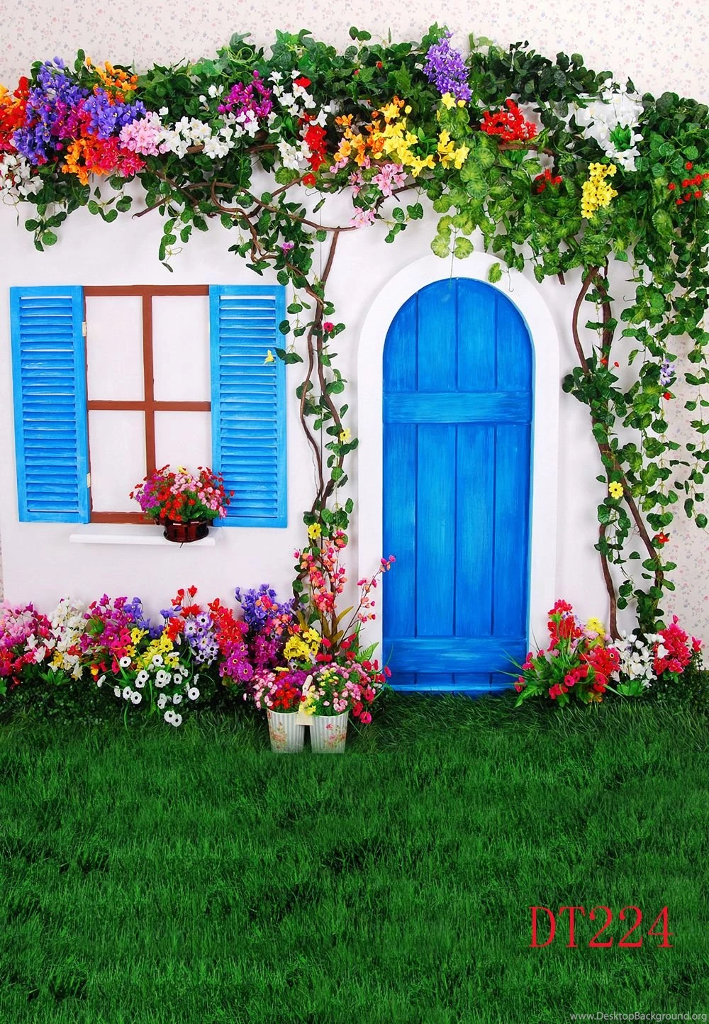 Vinyl Photography Backdrop Custom Photo Prop Garden Backgrounds ...