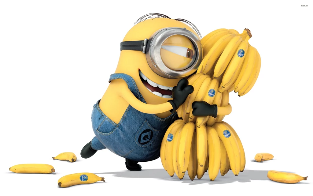 Minion Loves Bananas Wallpapers Cartoon Wallpapers