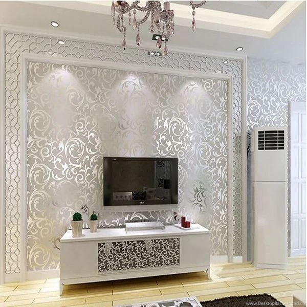 Popular Silver Grey Wallpaper Buy Cheap Silver Grey Wallpapers Lots ...