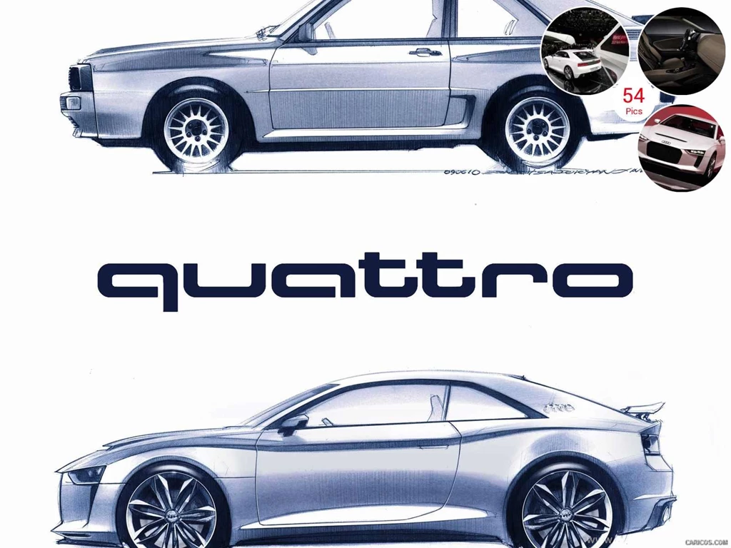 2010 Audi Quattro Concept Design Sketch