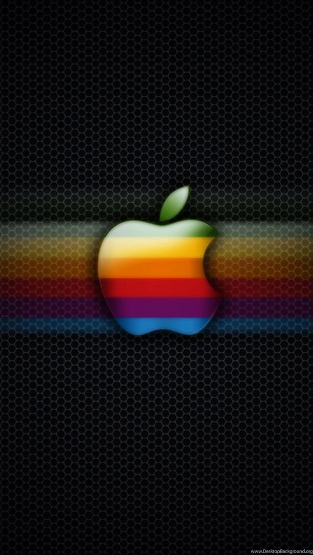 Apple Rainbow Logo For Iphone Hd Wallpapers