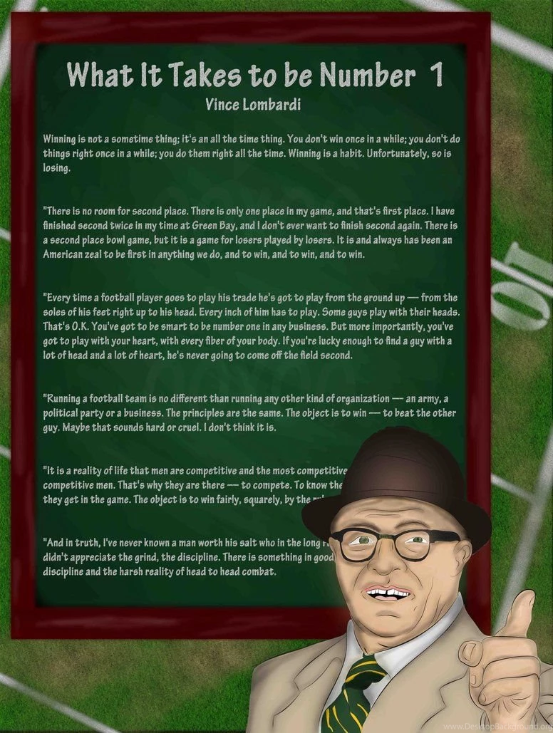 Vince Lombardi Speech By DEchartea On DeviantArt