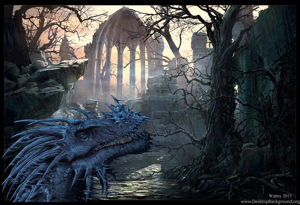BLUE DRAGON WALLPAPER (