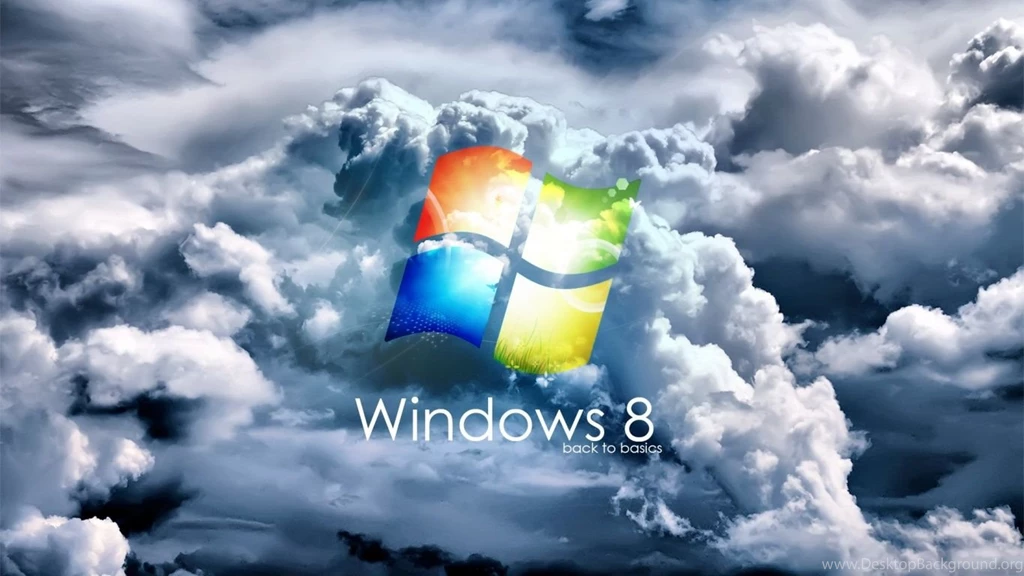 1366x768 Windows 8 Clouds Wallpapers