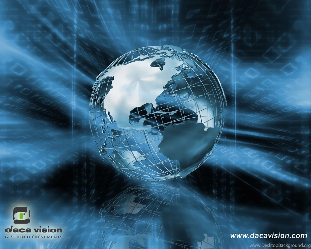 Computer Wallpapers For Free, Binary Globe