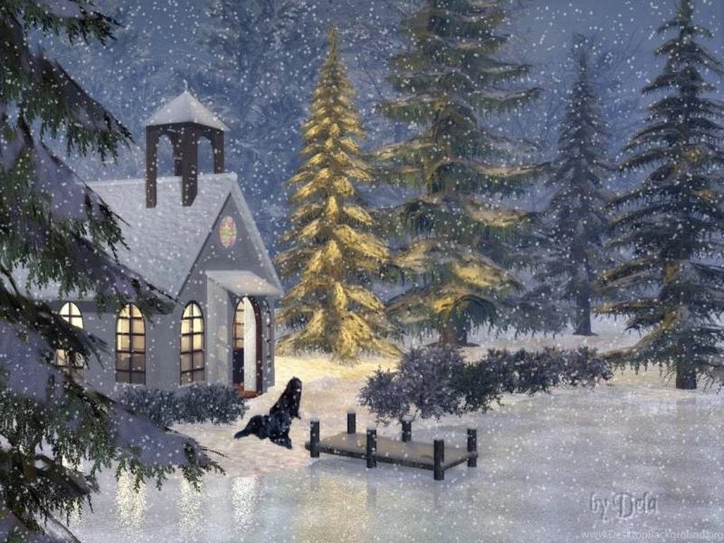 Christmas Scene Wallpapers 39602 Hd Desktop Backgrounds And