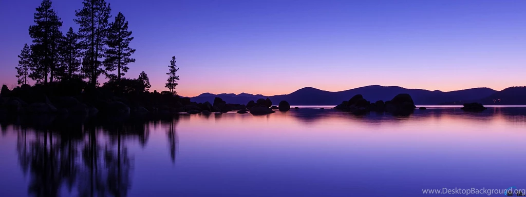 Download Wallpapers Romantic Evening, Lake Tahoe, California (3200 ...
