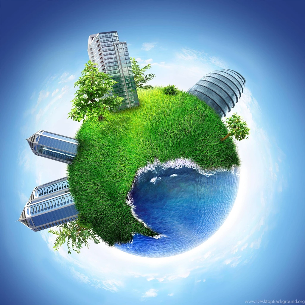 Green Earth Vector Wallpapers