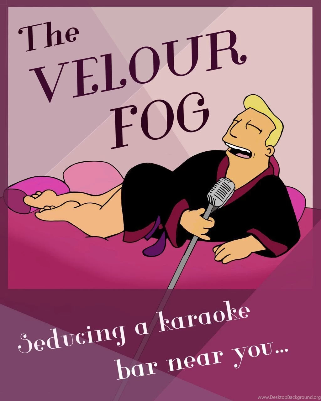Futurama Zapp Brannigan Velour Fog Poster By LittleSkyPaper On ...