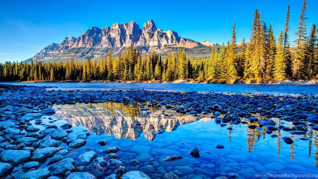 Wallpapers Very Beautiful Mountain Reflection 1920 X 1080 Full Hd ...