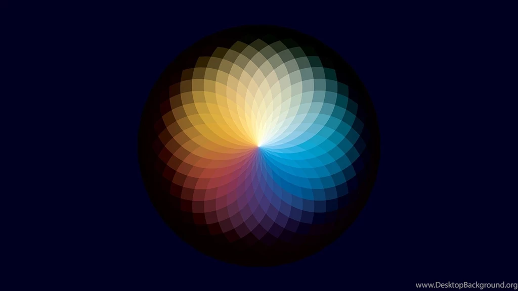 Abstract Colorful Geometric Circular Object Black Backgrounds Cover ...