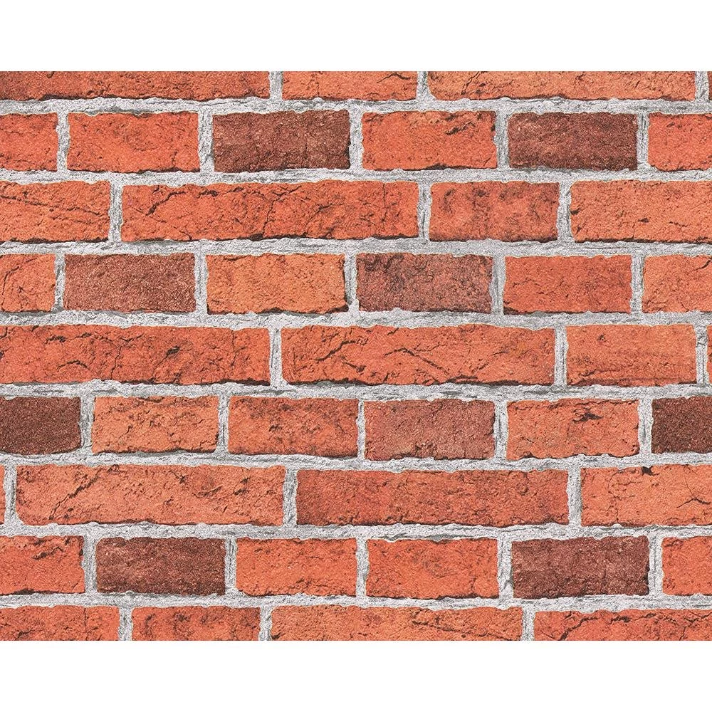 New Brick Effect Faux Realistic Brick Stone Wall Pattern Photo ...