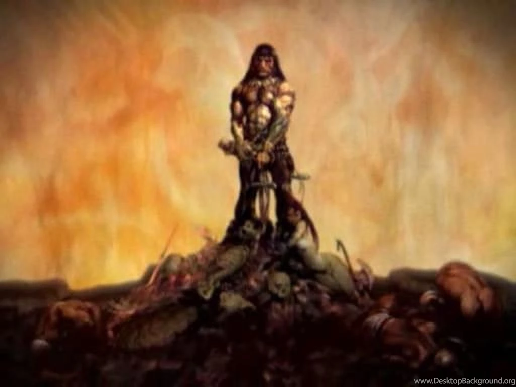 Creative Imagination: Frank Frazetta Painting With Fire