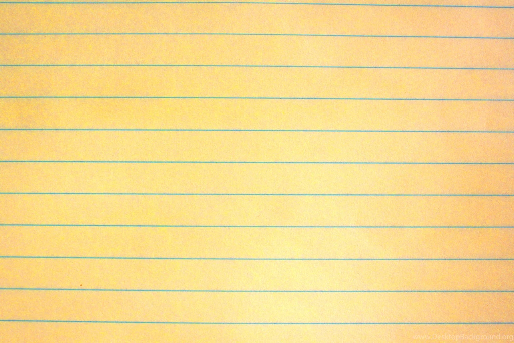 Yellow Notebook Paper Texture Picture