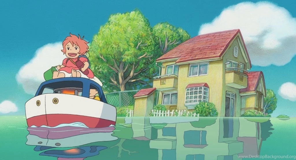 All “Ponyo On A Cliff” Wallpapers