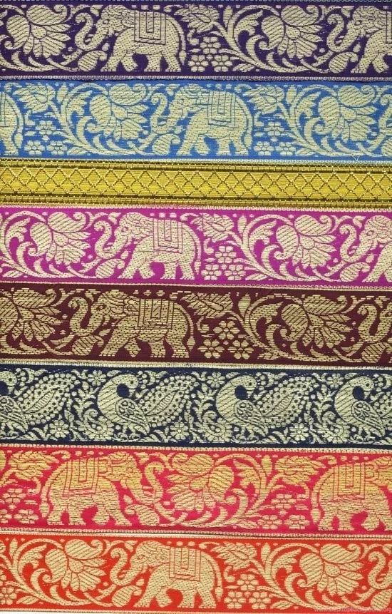 Indian Print. Elephant Wallpapers