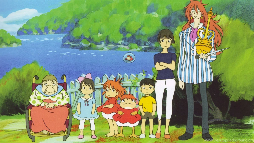 Ponyo On The Cliff By The Sea 2560x1440 Wallpapers ImgPrix