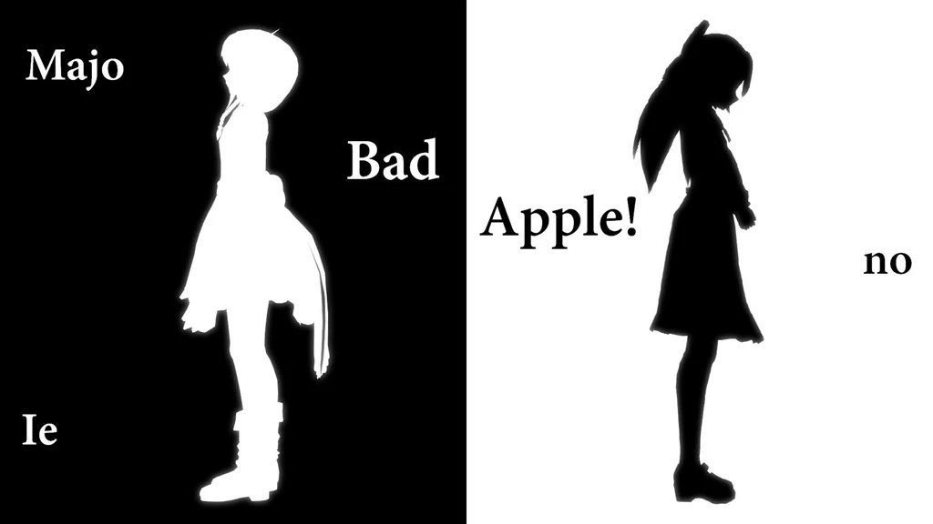 MMD】The Witch's House (Majo No Ie) Bad Apple!! YouTube