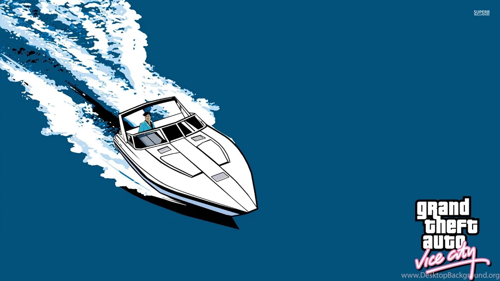 Yacht Ride In Grand Theft Auto: Vice City Wallpapers Game ...