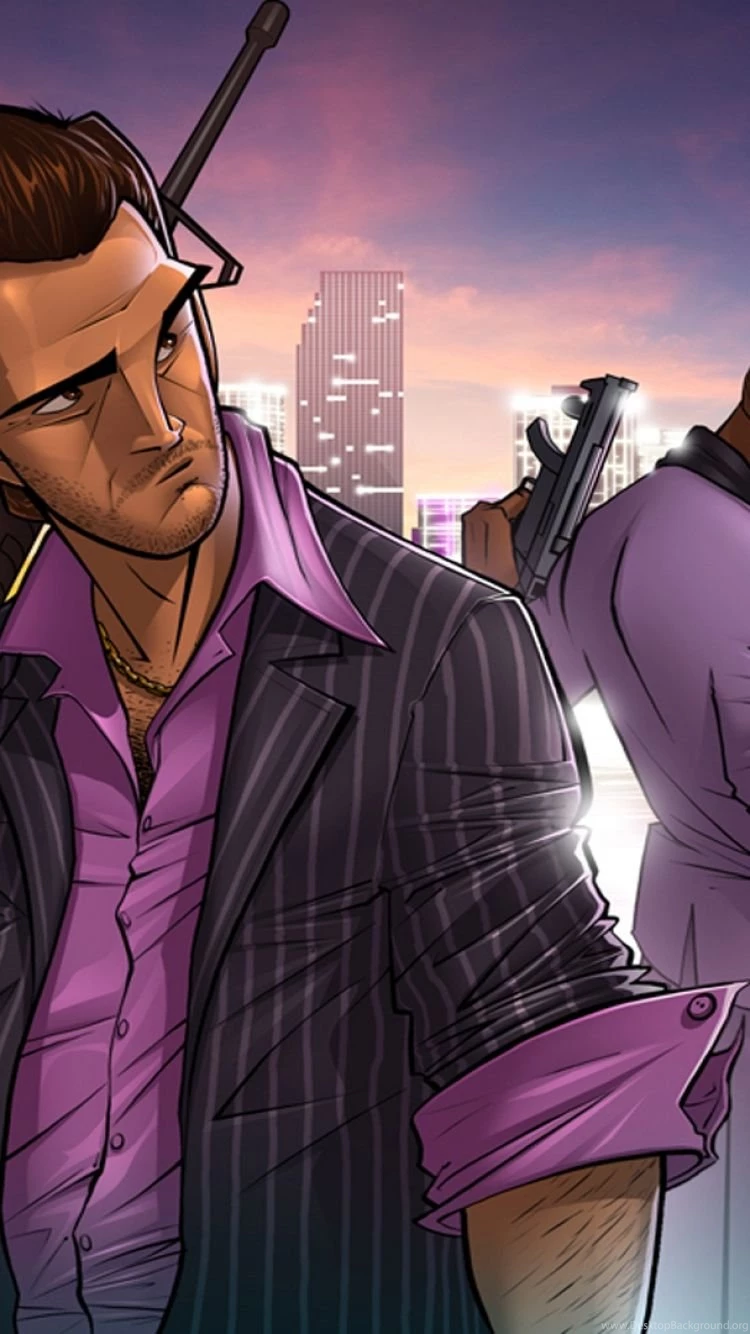 Download Wallpapers 750x1334 Tommy Vercetti, Grand Theft Auto, Vice ...