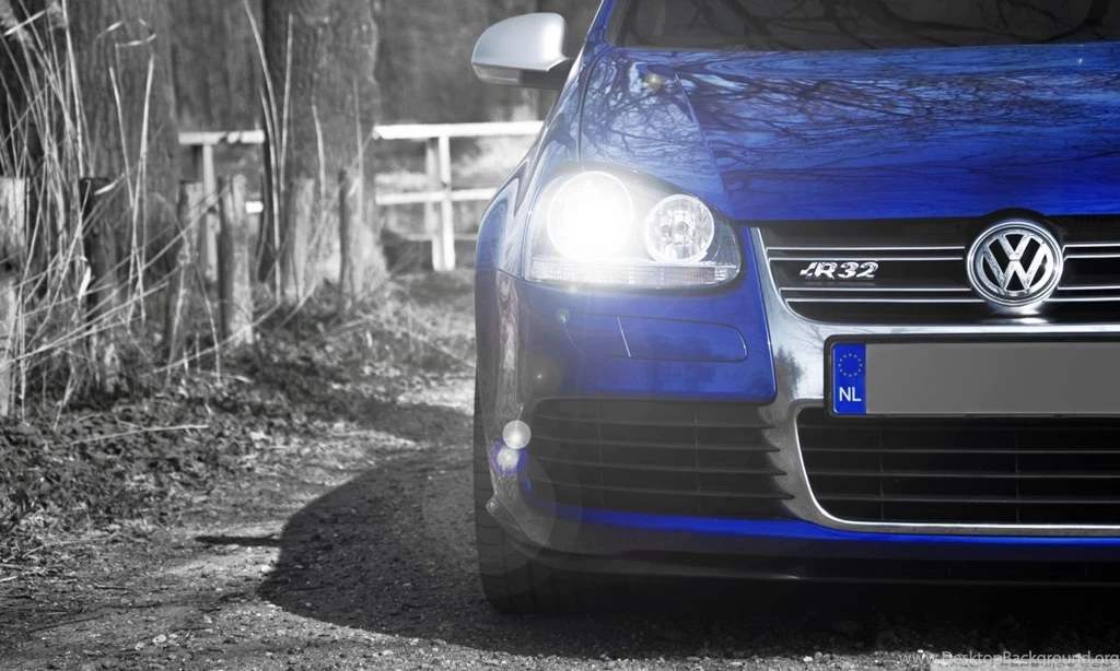 Volkswagen Golf R32 Blue HD Desktop Wallpapers : Widescreen : High ...