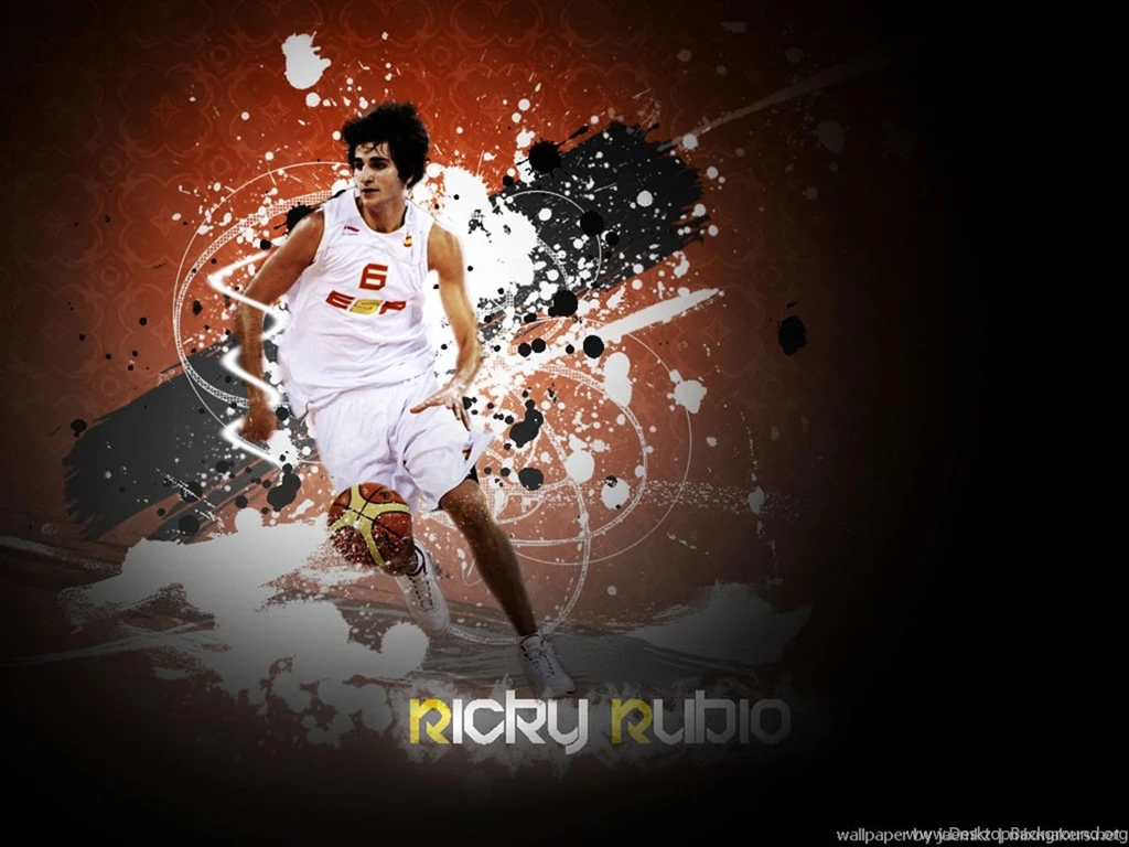 Ricky Rubio Wallpapers – In Spain National Team Jersey