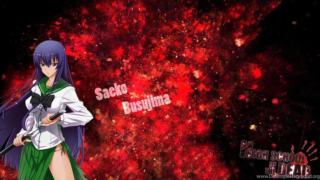 High School Of The Dead Wallpapers   Saeko Busujima By Deathvoltz ...