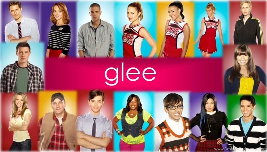 Cast Of Glee Wallpaper Desktop Background