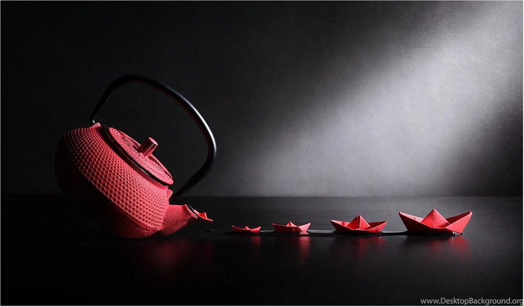Teapot Boats Idea Creativity Bokeh Wallpapers