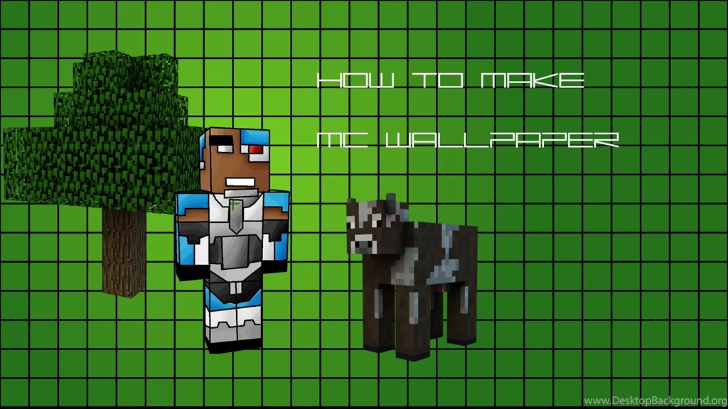 How To Make An Awesome Minecraft Wallpapers (3D Use Your Own Skin ...