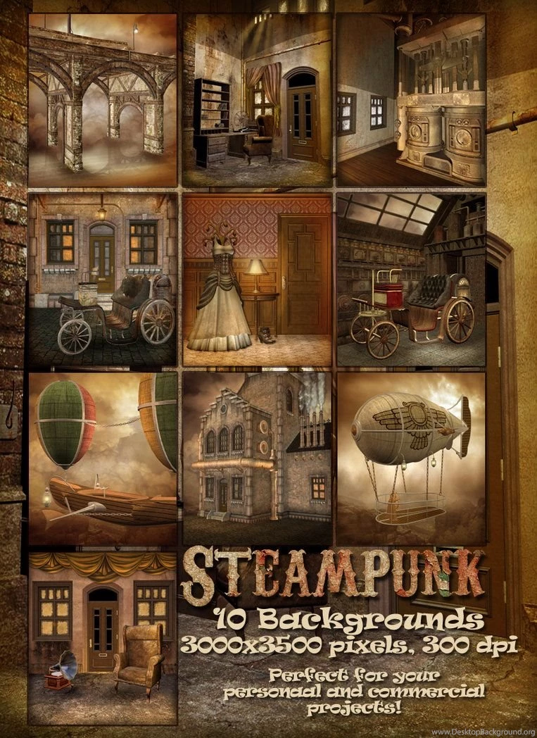 Steampunk Backgrounds By UnholyVault On DeviantArt